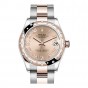 Rolex - Datejust 31 - Oyster - 31 mm - Oystersteel - Everose gold and diamonds