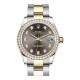 Rolex - Datejust 31 - Oyster - 31 mm - Oystersteel - yellow gold and diamonds
