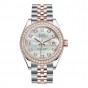 Rolex - Lady-Datejust - Oyster - 28 mm - Oystersteel - Everose gold and diamonds