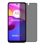 Motorola Moto E40 защитный экран пленка гидрогель конфиденциальность (силикон) Одна штука скрин мобиль