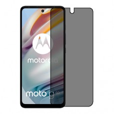 Motorola Moto G60 защитный экран пленка гидрогель конфиденциальность (силикон) Одна штука скрин мобиль