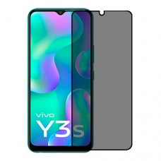 vivo Y3s (2021) защитный экран пленка гидрогель конфиденциальность (силикон) Одна штука скрин мобиль