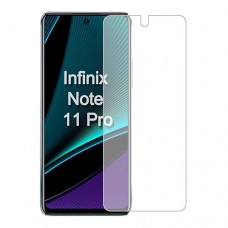 Infinix Note 11 Pro защитный экран Гидрогель Прозрачный (Силикон) 1 штука скрин Мобайл