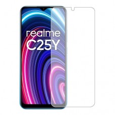 Realme C25Y защитный экран Гидрогель Прозрачный (Силикон) 1 штука скрин Мобайл