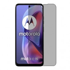 Motorola Moto E15 защитный экран пленка гидрогель конфиденциальность (силикон) скрин мобиль