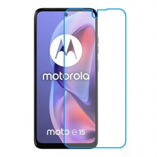 Motorola Moto E15 защитный экран из нано стекла 9H скрин Мобайл