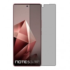 Infinix Note 50s 5G защитный экран пленка гидрогель конфиденциальность (силикон) скрин мобиль
