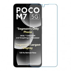 Xiaomi Poco M7 защитный экран из нано стекла 9H скрин Мобайл