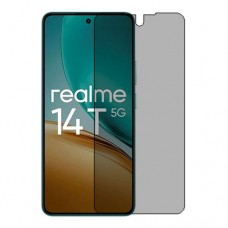 Realme 14T защитный экран из нано стекло Privacy 9H