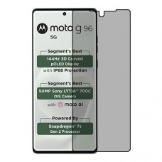 Motorola G96 5G защитный экран пленка гидрогель конфиденциальность (силикон) скрин мобиль