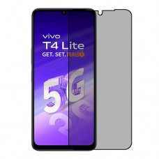Vivo T4 Lite 5G защитный экран из нано стекло Privacy 9H
