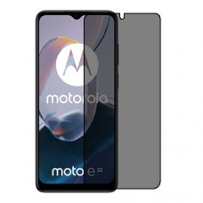 Motorola Moto E22i защитный экран пленка гидрогель конфиденциальность (силикон) Одна штука скрин мобиль