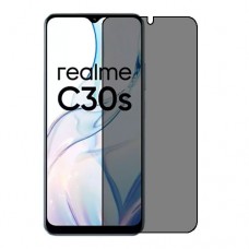 Realme C30s защитный экран пленка гидрогель конфиденциальность (силикон) Одна штука скрин мобиль