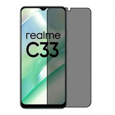 Realme C33 защитный экран пленка гидрогель конфиденциальность (силикон) Одна штука скрин мобиль