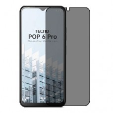 Tecno Pop 6 Pro защитный экран пленка гидрогель конфиденциальность (силикон) Одна штука скрин мобиль