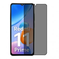 Xiaomi Redmi 11 Prime защитный экран пленка гидрогель конфиденциальность (силикон) Одна штука скрин мобиль