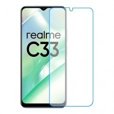 Realme C33 защитный экран из нано стекла 9H одна штука скрин Мобайл