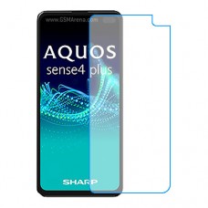 Sharp Aquos sense4 plus защитный экран из нано стекла 9H одна штука скрин Мобайл