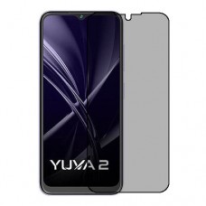 Lava Yuva 2 защитный экран пленка гидрогель конфиденциальность (силикон)