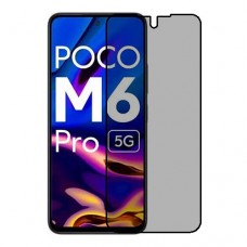 Xiaomi Poco M6 Pro защитный экран пленка гидрогель конфиденциальность (силикон)