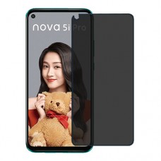 Huawei nova 5i Pro защита экрана пленка гидрогель конфиденциальность (силикон) Одна штука скрин мобиль