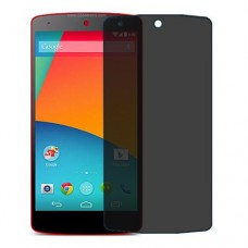 LG Nexus 5 защита экрана пленка гидрогель конфиденциальность (силикон) Одна штука скрин мобиль