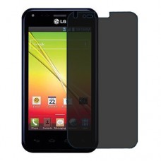 LG Optimus F3Q защита экрана пленка гидрогель конфиденциальность (силикон) Одна штука скрин мобиль