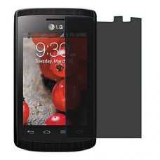 LG Optimus L1 II E410 защита экрана пленка гидрогель конфиденциальность (силикон) Одна штука скрин мобиль