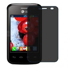 LG Optimus L1 II Tri E475 защита экрана пленка гидрогель конфиденциальность (силикон) Одна штука скрин мобиль