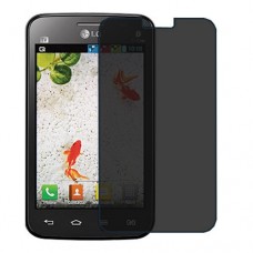 LG Optimus L4 II Tri E470 защита экрана пленка гидрогель конфиденциальность (силикон) Одна штука скрин мобиль
