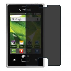 LG Optimus Zone VS410 защита экрана пленка гидрогель конфиденциальность (силикон) Одна штука скрин мобиль