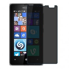 Microsoft Lumia 435 Dual SIM защита экрана пленка гидрогель конфиденциальность (силикон) Одна штука скрин мобиль
