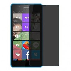 Microsoft Lumia 540 Dual SIM защита экрана пленка гидрогель конфиденциальность (силикон) Одна штука скрин мобиль