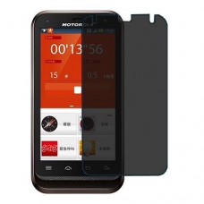 Motorola DEFY XT XT556 защита экрана пленка гидрогель конфиденциальность (силикон) Одна штука скрин мобиль