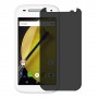 Motorola Moto E (2nd gen) защита экрана пленка гидрогель конфиденциальность (силикон) Одна штука скрин мобиль