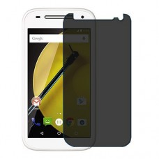 Motorola Moto E Dual SIM защита экрана пленка гидрогель конфиденциальность (силикон) Одна штука скрин мобиль