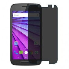 Motorola Moto G Dual SIM (3rd gen) защита экрана пленка гидрогель конфиденциальность (силикон) Одна штука скрин мобиль