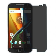 Motorola Moto G4 Plus защита экрана пленка гидрогель конфиденциальность (силикон) Одна штука скрин мобиль