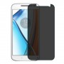 Motorola Moto G4 защита экрана пленка гидрогель конфиденциальность (силикон) Одна штука скрин мобиль