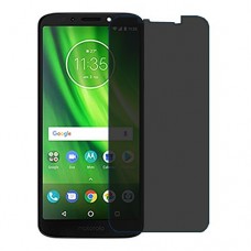 Motorola Moto G6 Plus защита экрана пленка гидрогель конфиденциальность (силикон) Одна штука скрин мобиль
