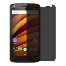 Motorola Moto X Force защита экрана пленка гидрогель конфиденциальность (силикон) Одна штука скрин мобиль