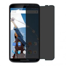 Motorola Nexus 6 защита экрана пленка гидрогель конфиденциальность (силикон) Одна штука скрин мобиль