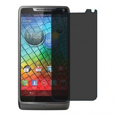 Motorola RAZR i XT890 защита экрана пленка гидрогель конфиденциальность (силикон) Одна штука скрин мобиль