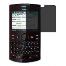 Nokia Asha 205 защита экрана пленка гидрогель конфиденциальность (силикон) Одна штука скрин мобиль