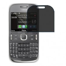 Nokia Asha 302 защита экрана пленка гидрогель конфиденциальность (силикон) Одна штука скрин мобиль