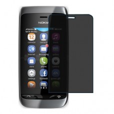 Nokia Asha 309 защита экрана пленка гидрогель конфиденциальность (силикон) Одна штука скрин мобиль