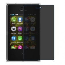 Nokia Asha 503 Dual SIM защита экрана пленка гидрогель конфиденциальность (силикон) Одна штука скрин мобиль
