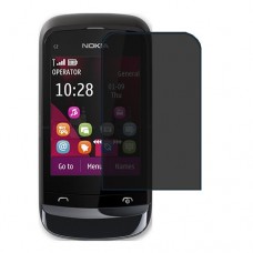 Nokia C2-02 защита экрана пленка гидрогель конфиденциальность (силикон) Одна штука скрин мобиль