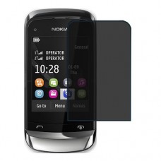 Nokia C2-06 защита экрана пленка гидрогель конфиденциальность (силикон) Одна штука скрин мобиль