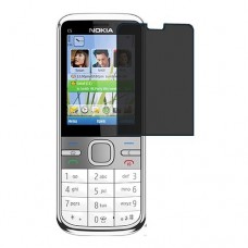 Nokia C5 5MP защита экрана пленка гидрогель конфиденциальность (силикон) Одна штука скрин мобиль